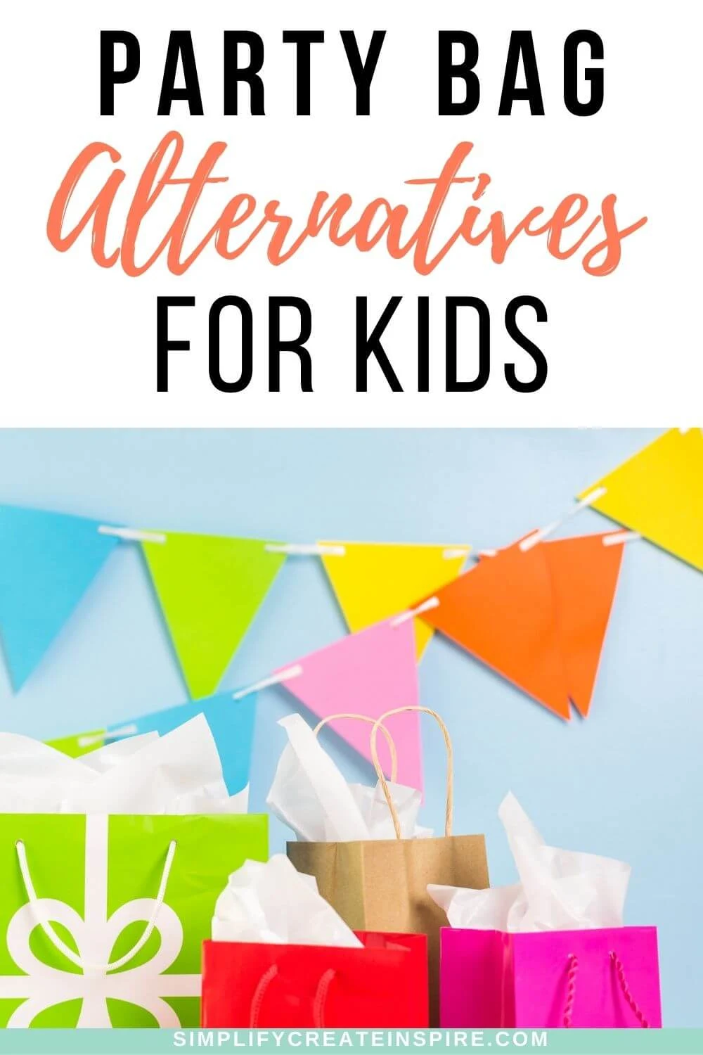 Fun party bag alternatives & party bag fillers that aren't lollies