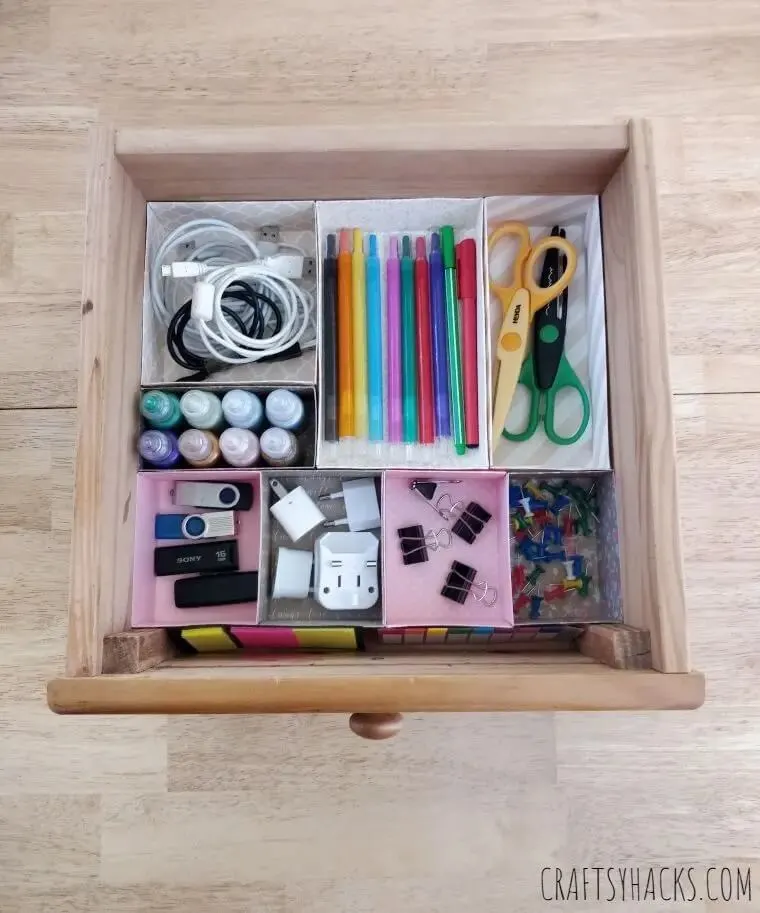 Cardboard drawer dividers