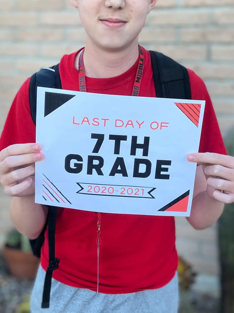 First day of school printables