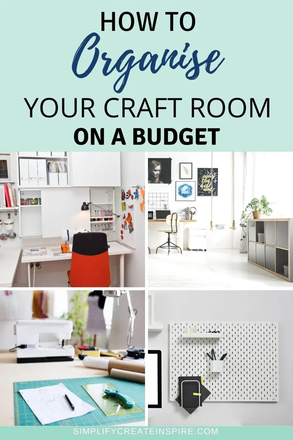 8+ Craft room organization & Storage ideas on a budget - Making Frugal FUN