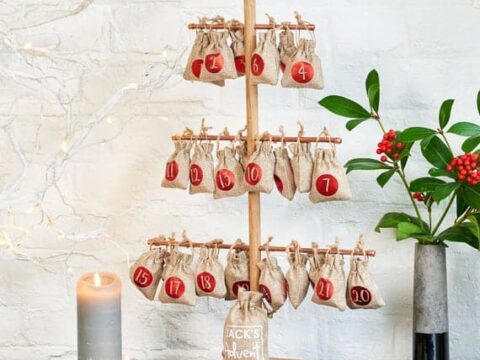 diy advent stand