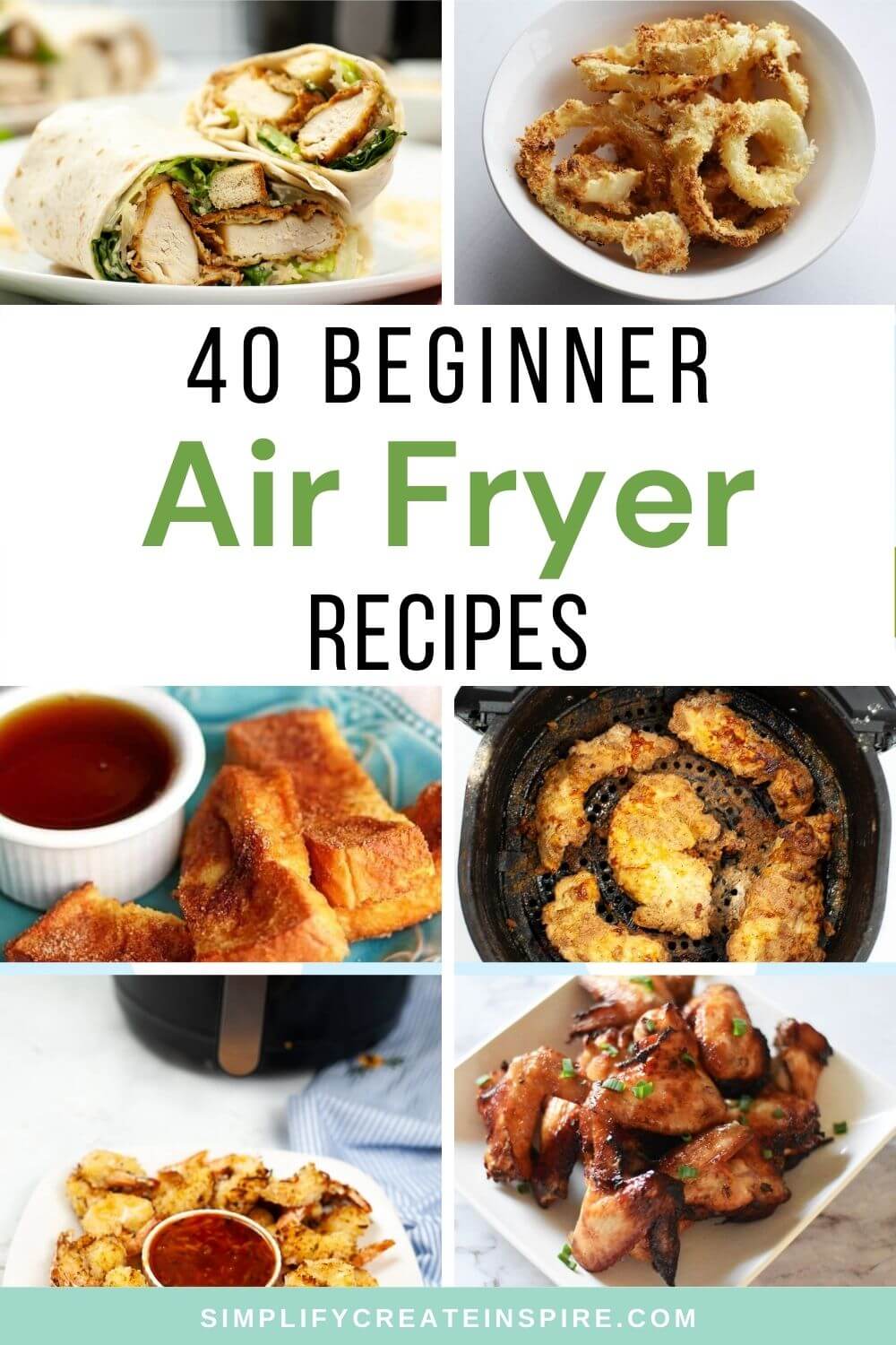 Easy air fryer recipes for beginners
