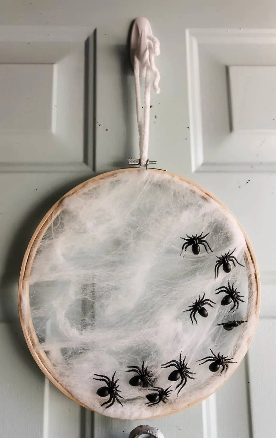 spider web embroidery hoop