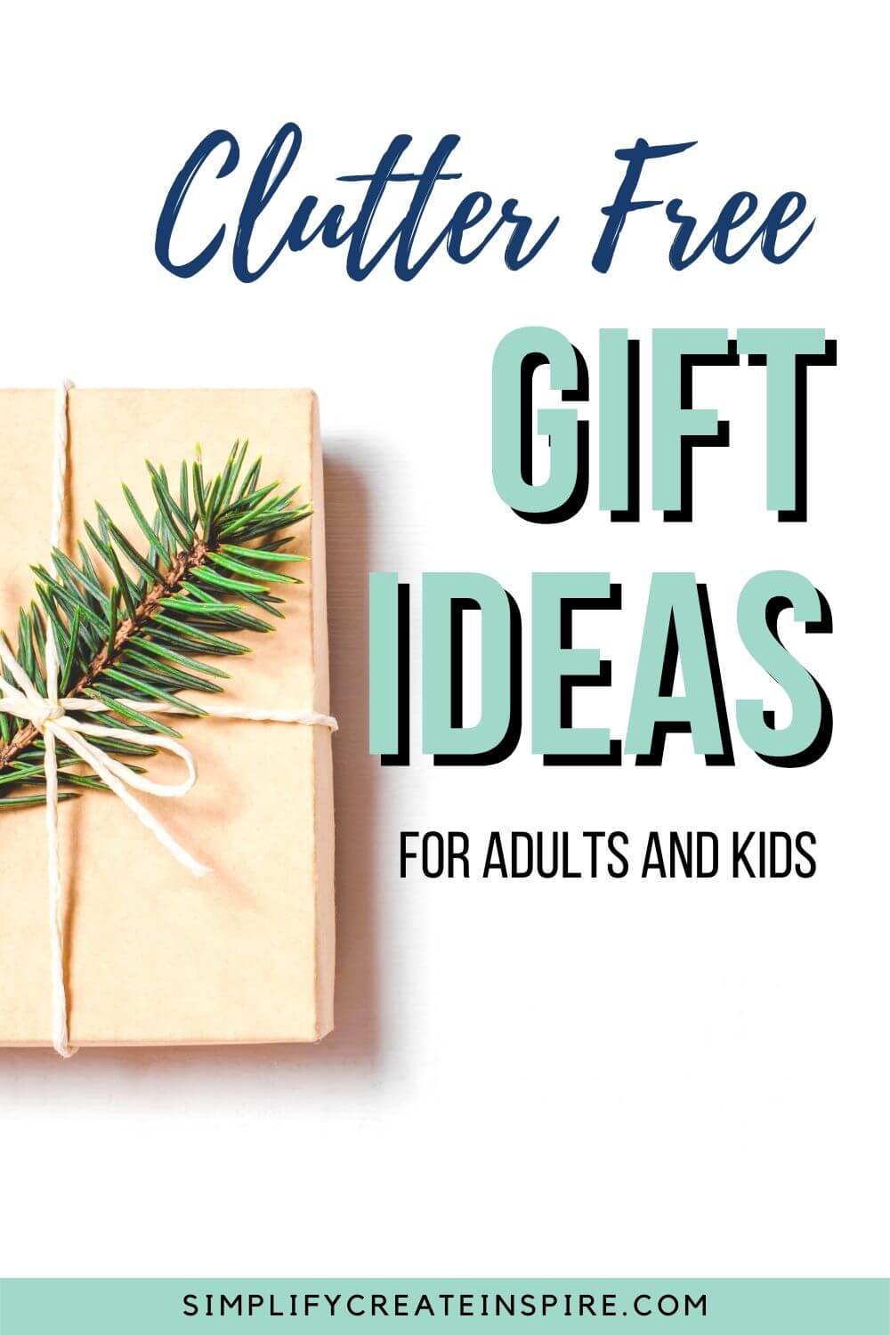clutter-free gift ideas