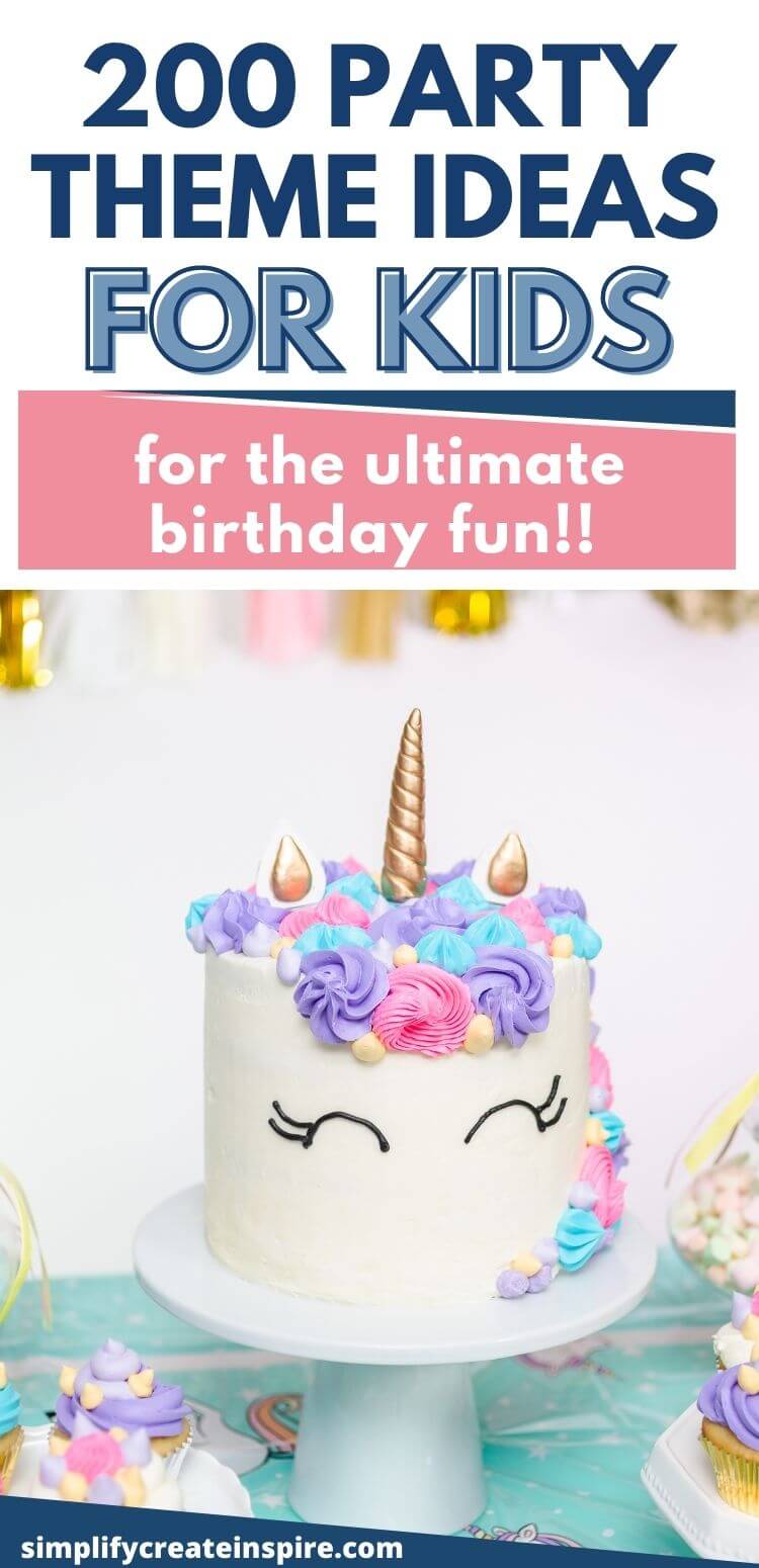 200 party themes for kids