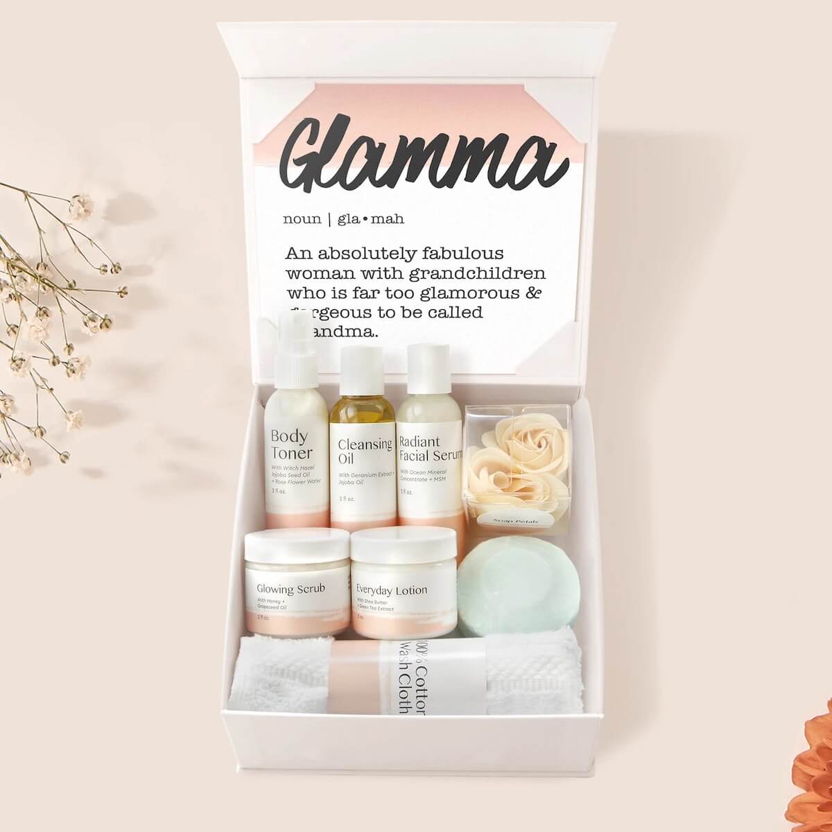 Glamma pamper box for grandmothers