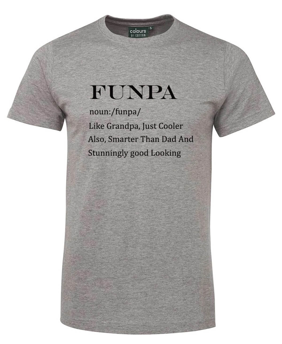 Funpa novelty grandfather tshirt gift