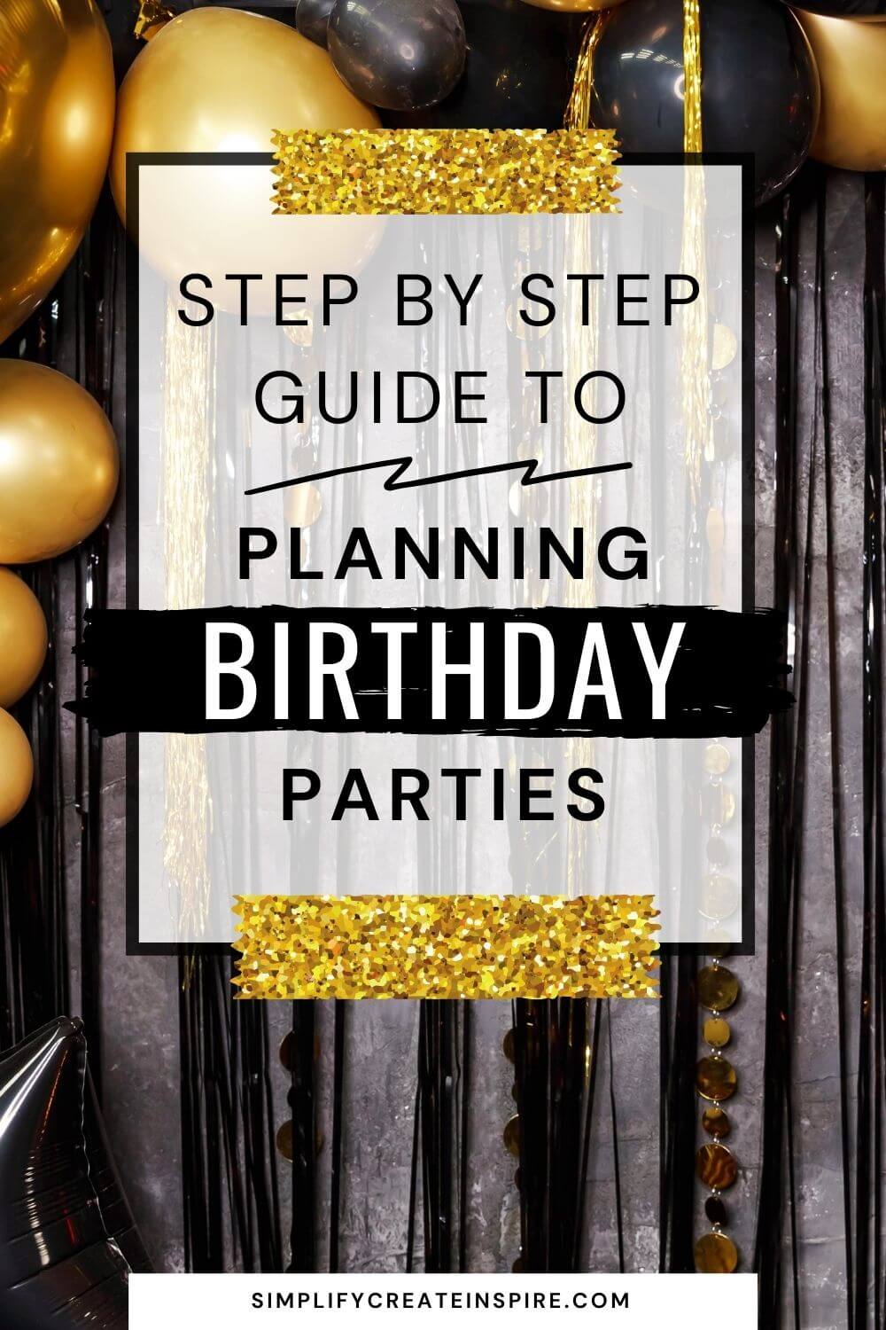 how to plan a birthday party for adults
