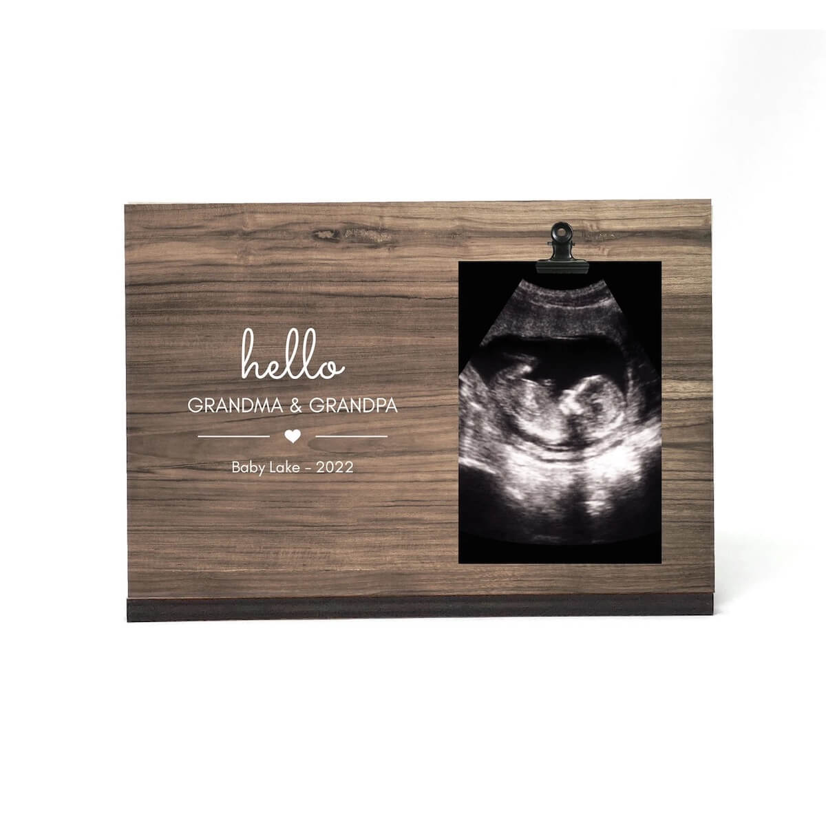 Baby announcement plaque