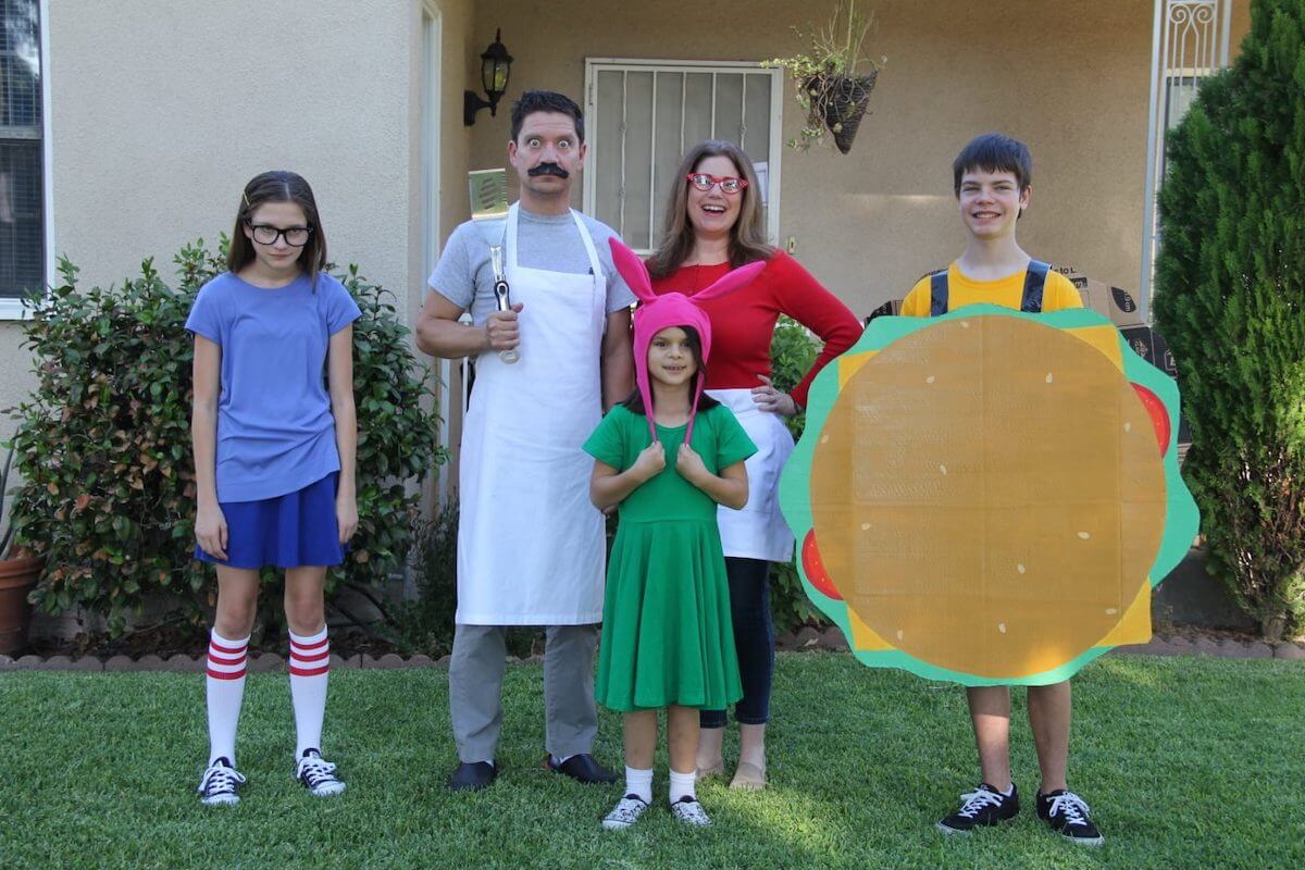 Diy bobs burgers family costume