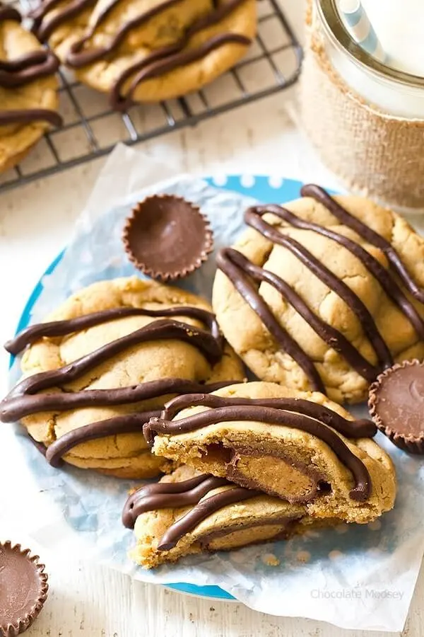 Peanut butter surprise cookies
