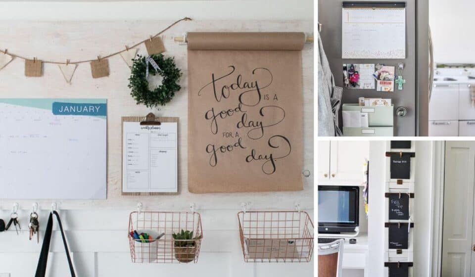 7 Family Command Center Ideas That Will Save You Time & Stress