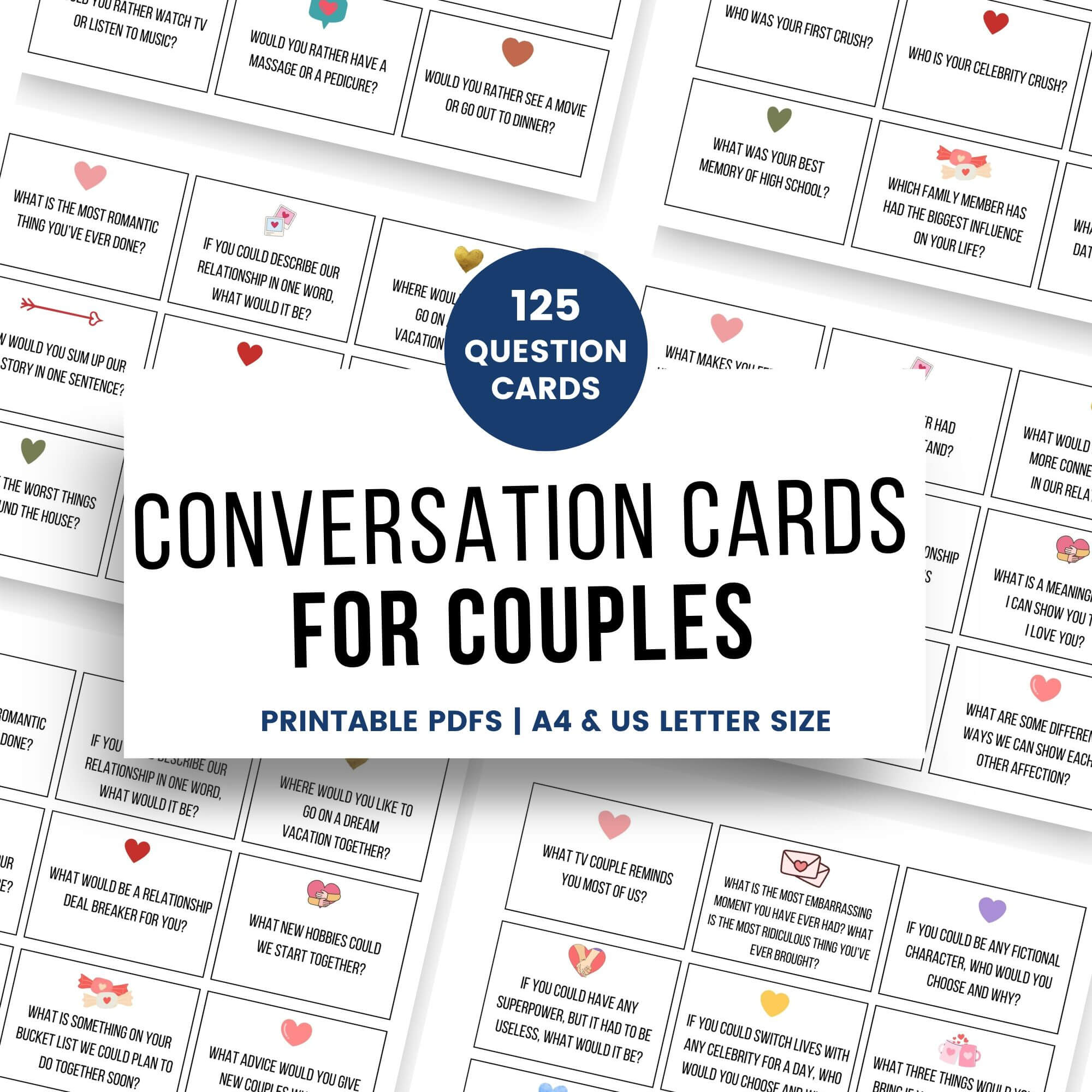 Conversation cards for couples shop banner
