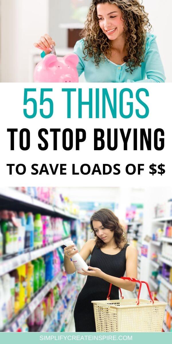 Pintest image - things to stop buying to save money