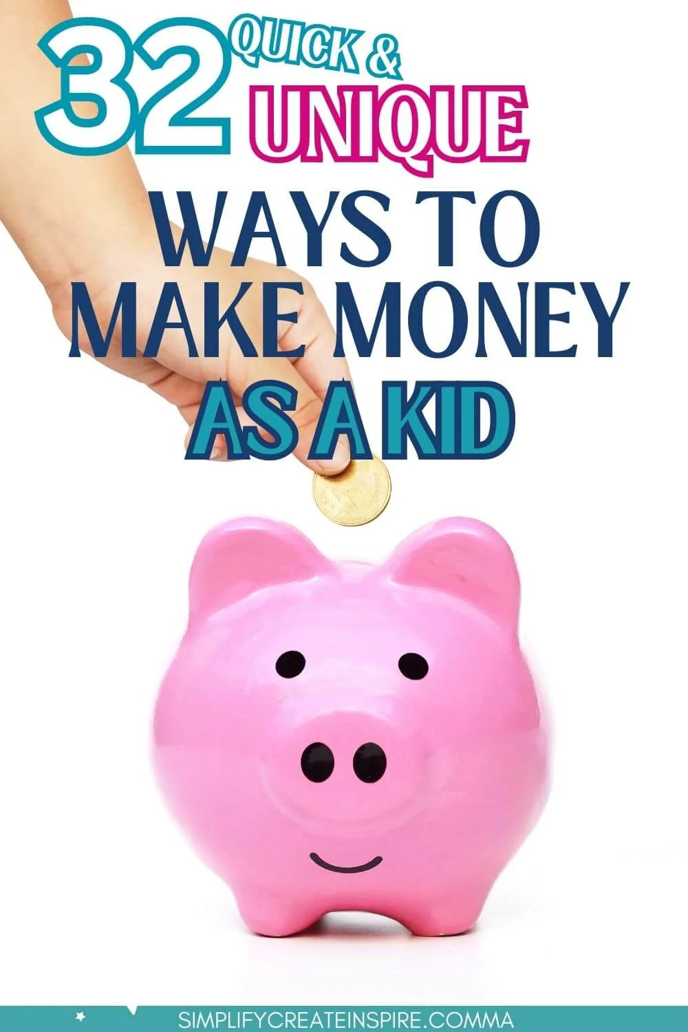 Pinterest image - ways for kids to earn money
