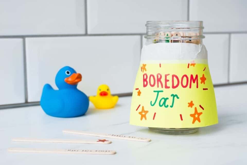 125 Fun I'm Bored Jar Ideas For Kids