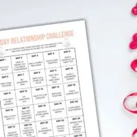 free printable 30-day relationship challenge.