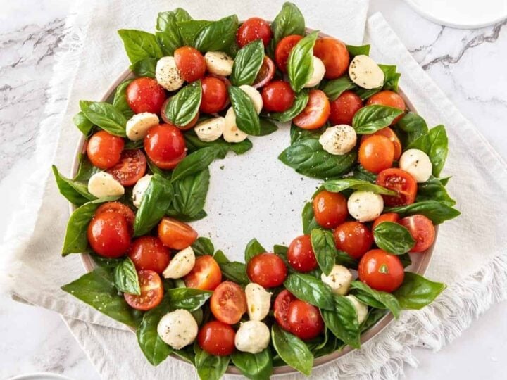 Image for Caprese Christmas Wreath