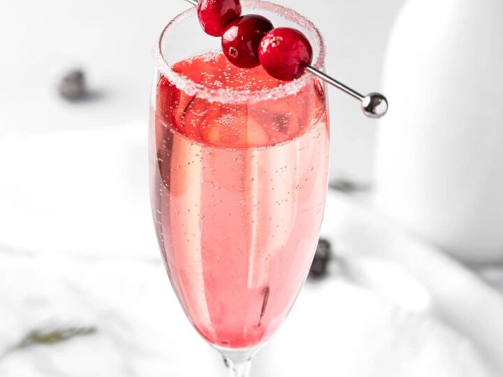 cranberry mimosa.