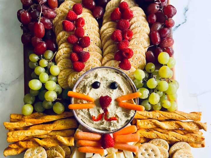 easter bunny platter.