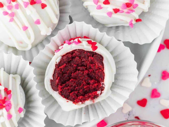 red velvet cake pops.