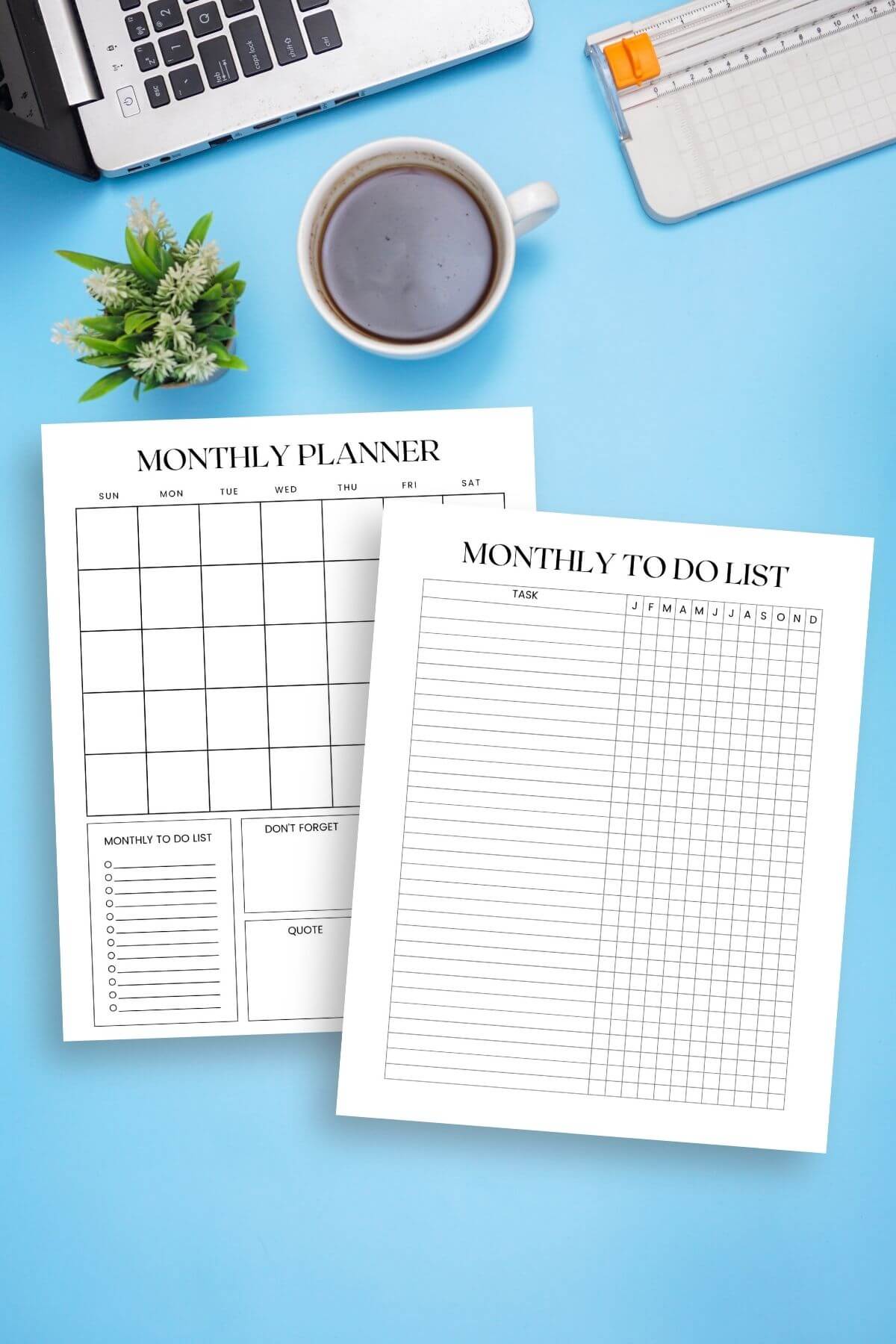 What To Add To Your Monthly To-Do List (Free Printable Checklist) 5 printable monthly to do list and planner.