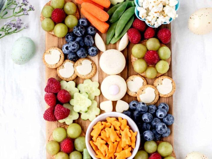 easter bunny board charcuterie.