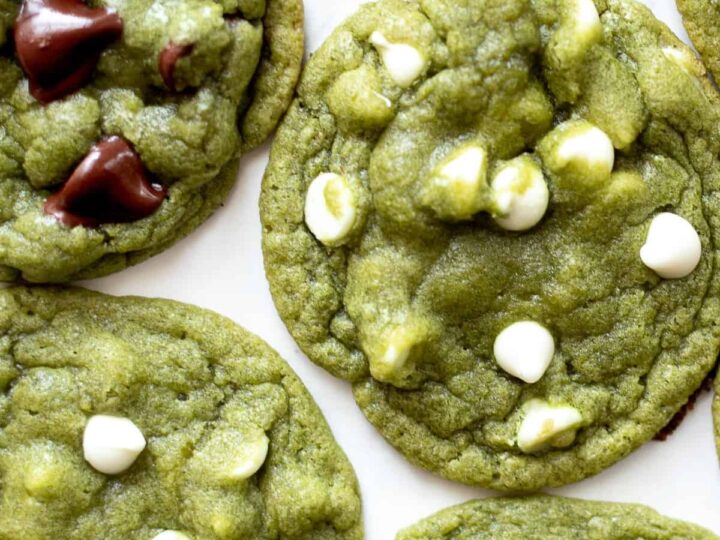 matcha cookies.
