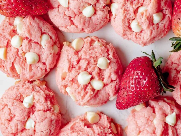strawberry cheesecake cookies.