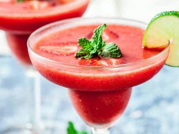 strawberry daiquiris.
