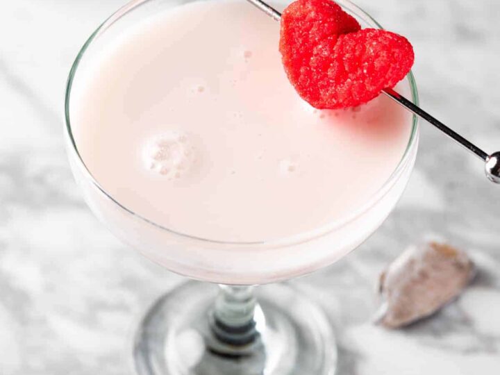 white chocolate raspberry martini.