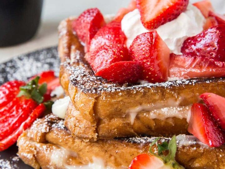 cream cheese stuffed french toast.