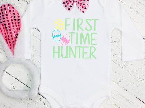 first time hunter easter shirt.