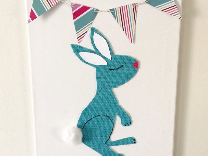 Image for Burlap Bunny Easter Art