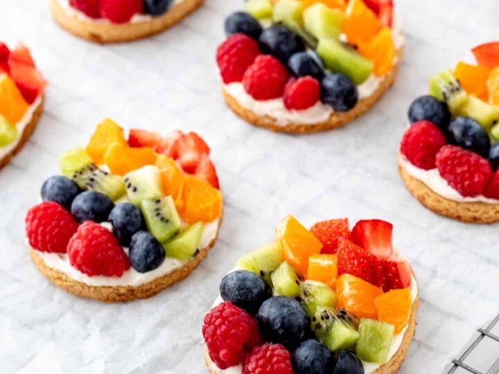 easter fruit pizzas.