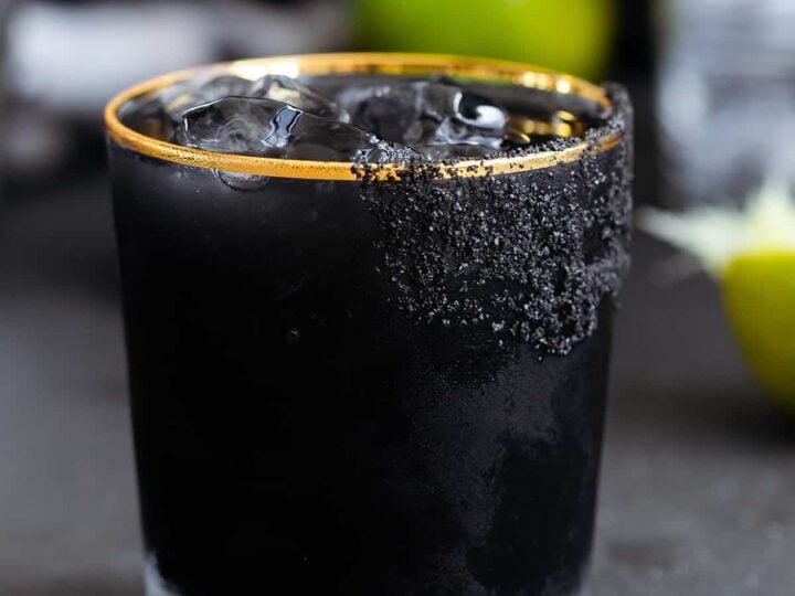 black margarita for halloween parties.