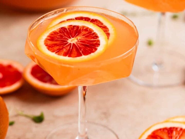 blood orange champagne.