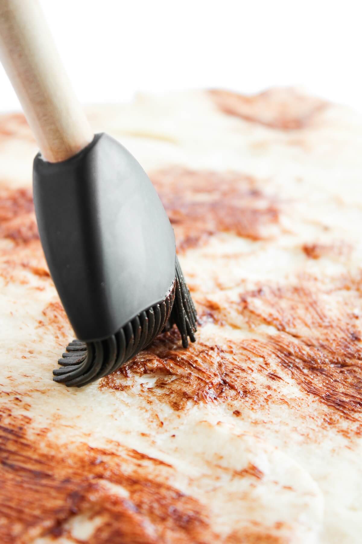 Halloween Mummy Sausages 4 cinnamon on cresent dough.