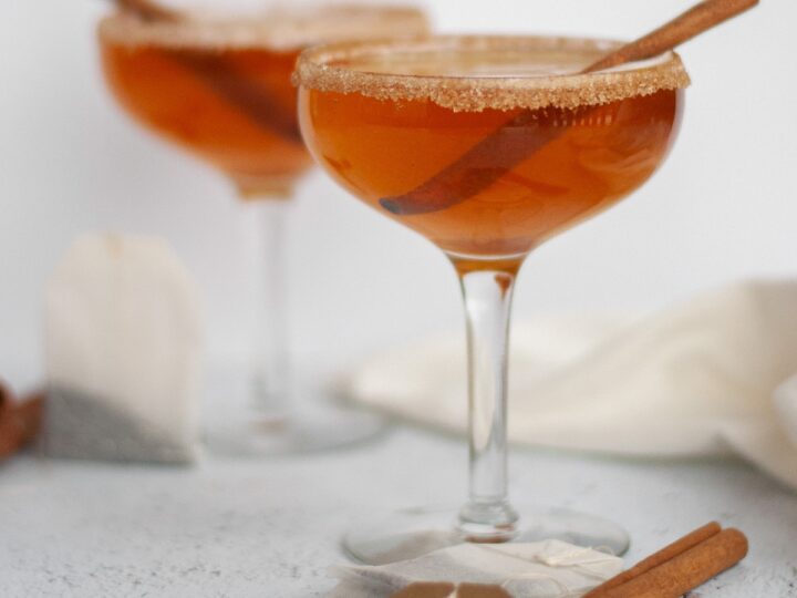 chai bourbon cocktail.
