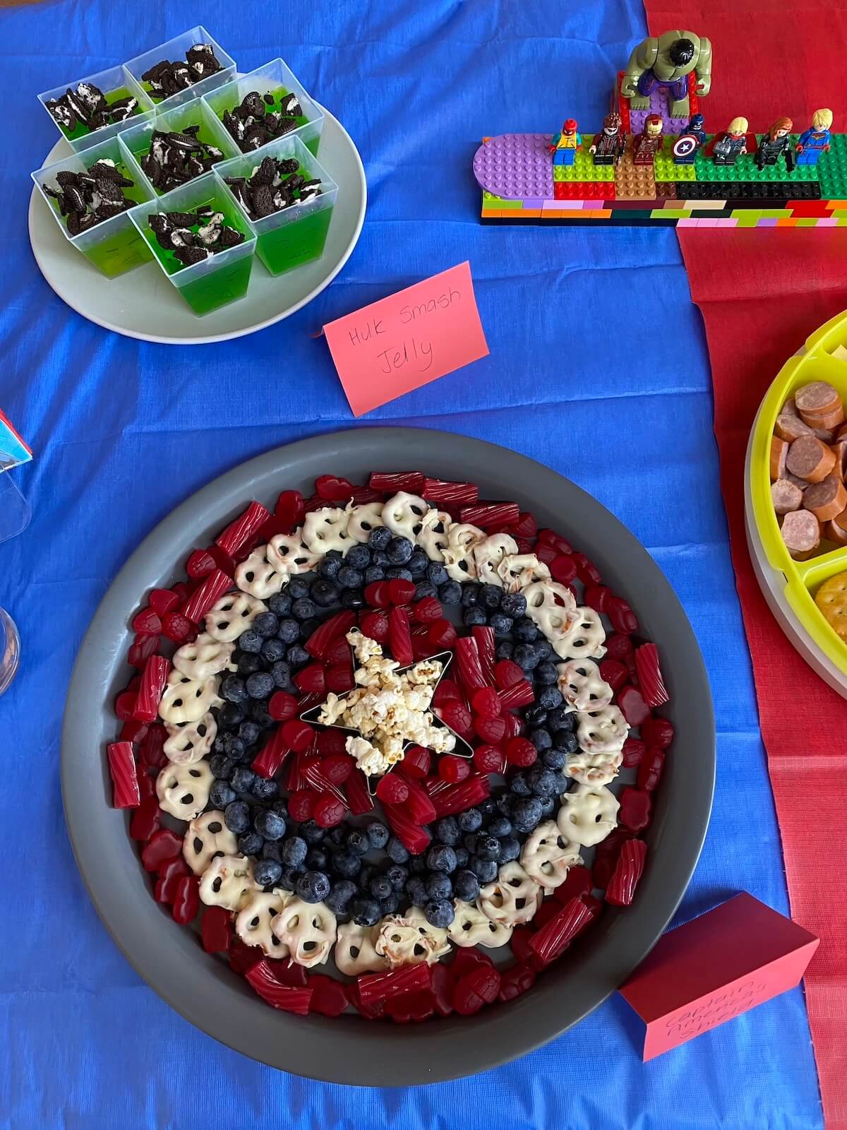avengers party food table.